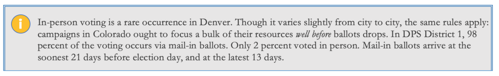 Analysis of Denver's 2019 DPS Director District 1 Election