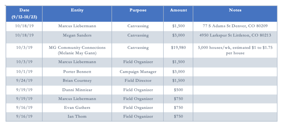 Analysis of Denver's 2019 DPS Director District 1 Election